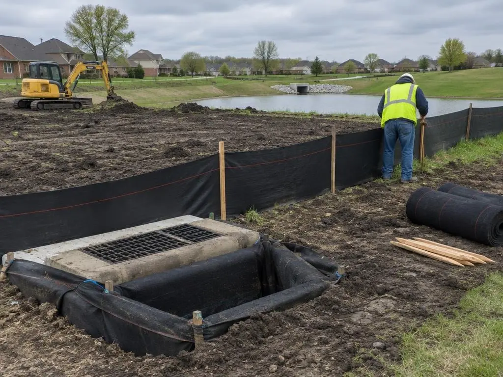 Silt Fence & Inlet Protection in Chicago, IL