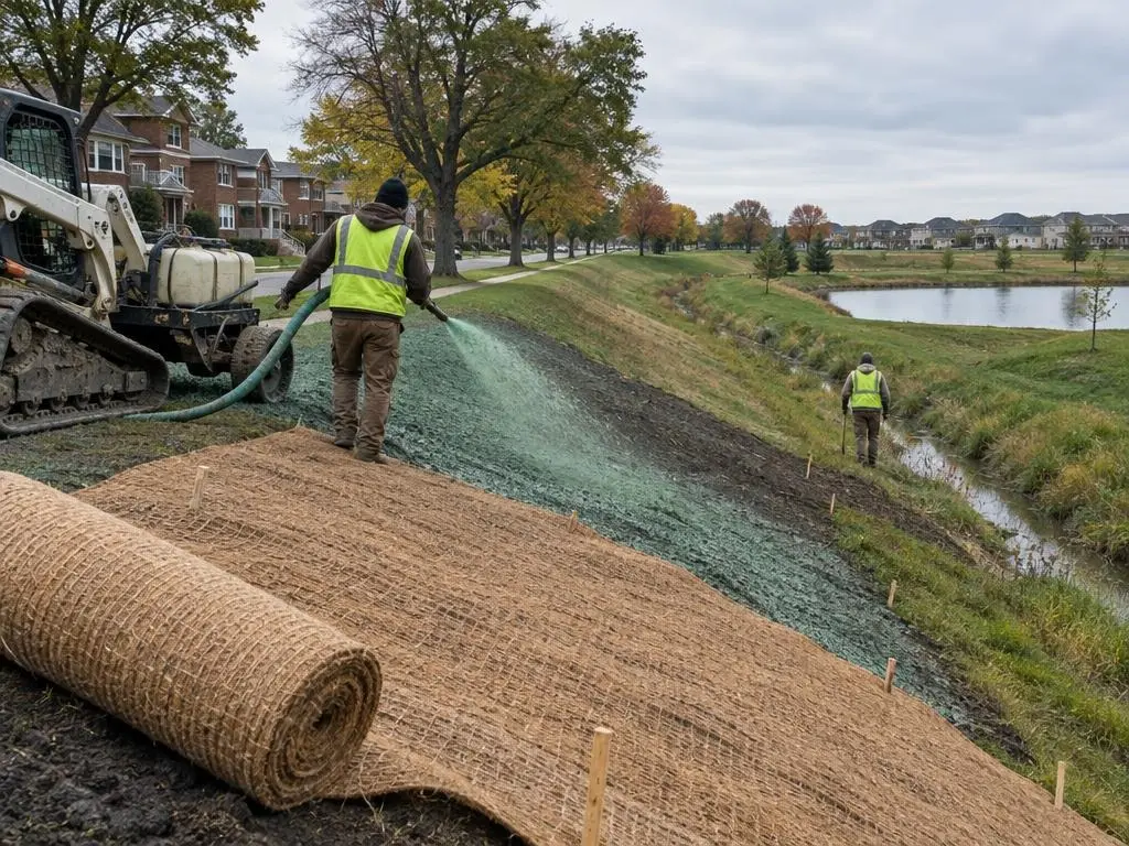 Slope & Swale Erosion Control in Chicago, IL